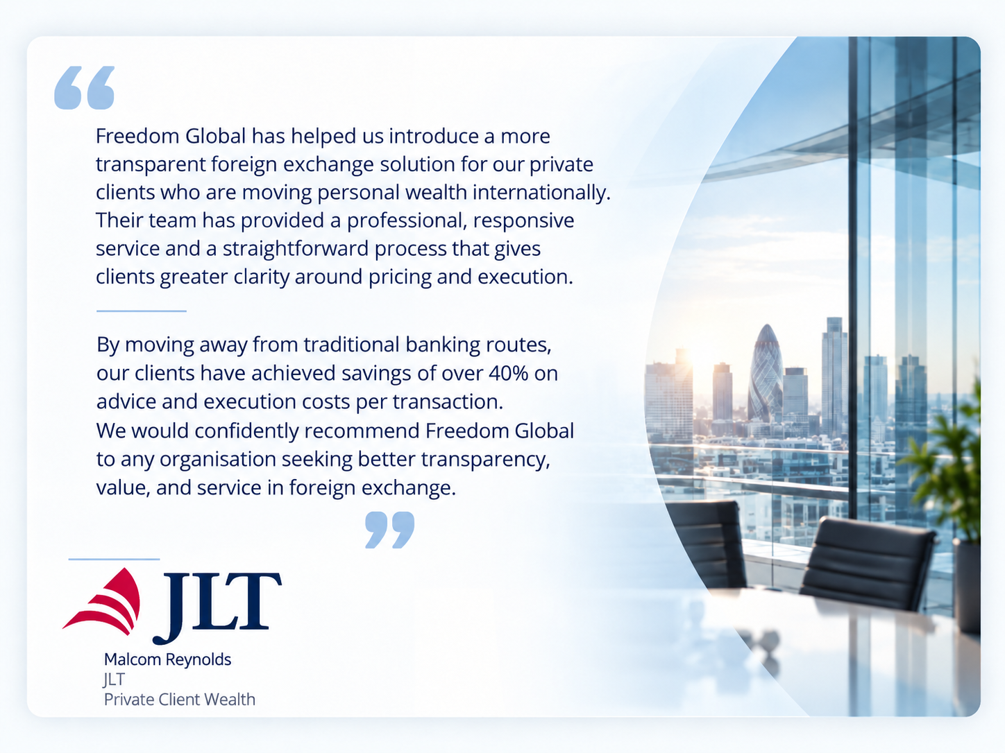 JLT — Malcolm Reynolds, Private Client Wealth